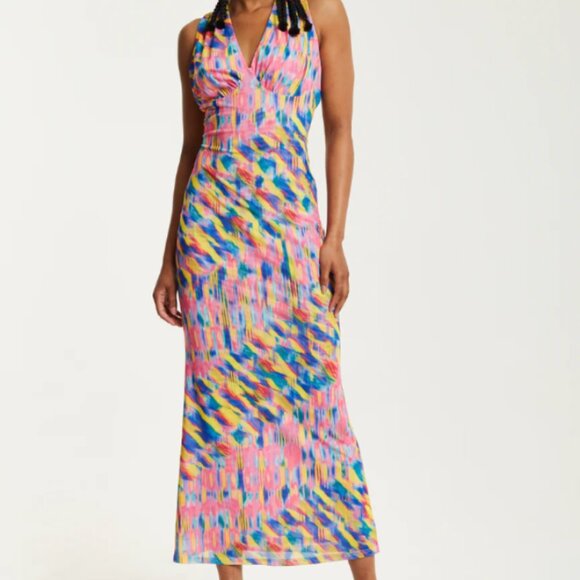 House of Holland Printed Midi Dress - Picture 1 of 4